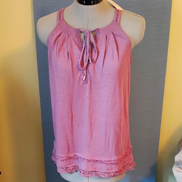 WOMEN: WHITE HOUSE BLACK MARKET LILAC PLUM BLOUSE - Picture 3 of 12